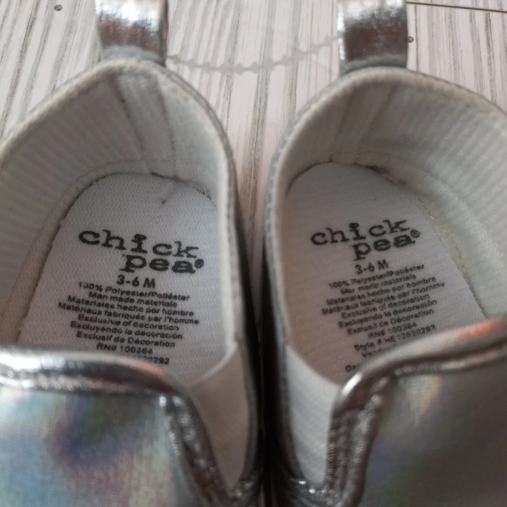 Chick Pea Metallic Baby Shoes